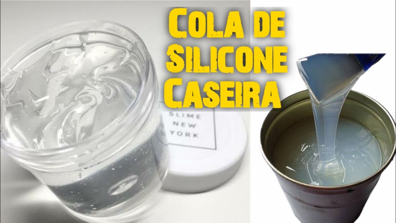Cola de Silicone Caseira com 1 Material