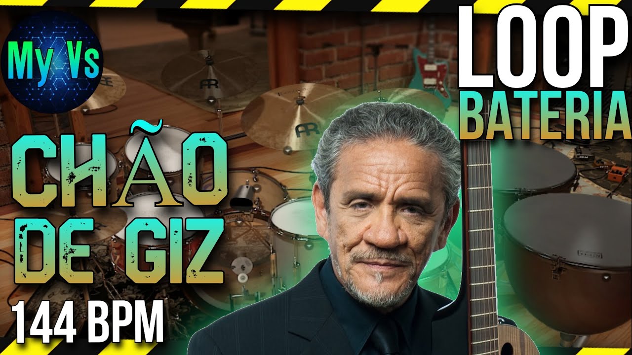 🥁 LOOP de BATERIA  para TOCAR a m&uacute;sica CH&Atilde;O DE GIZ de Z&Eacute; RAMALHO | 144 bpm