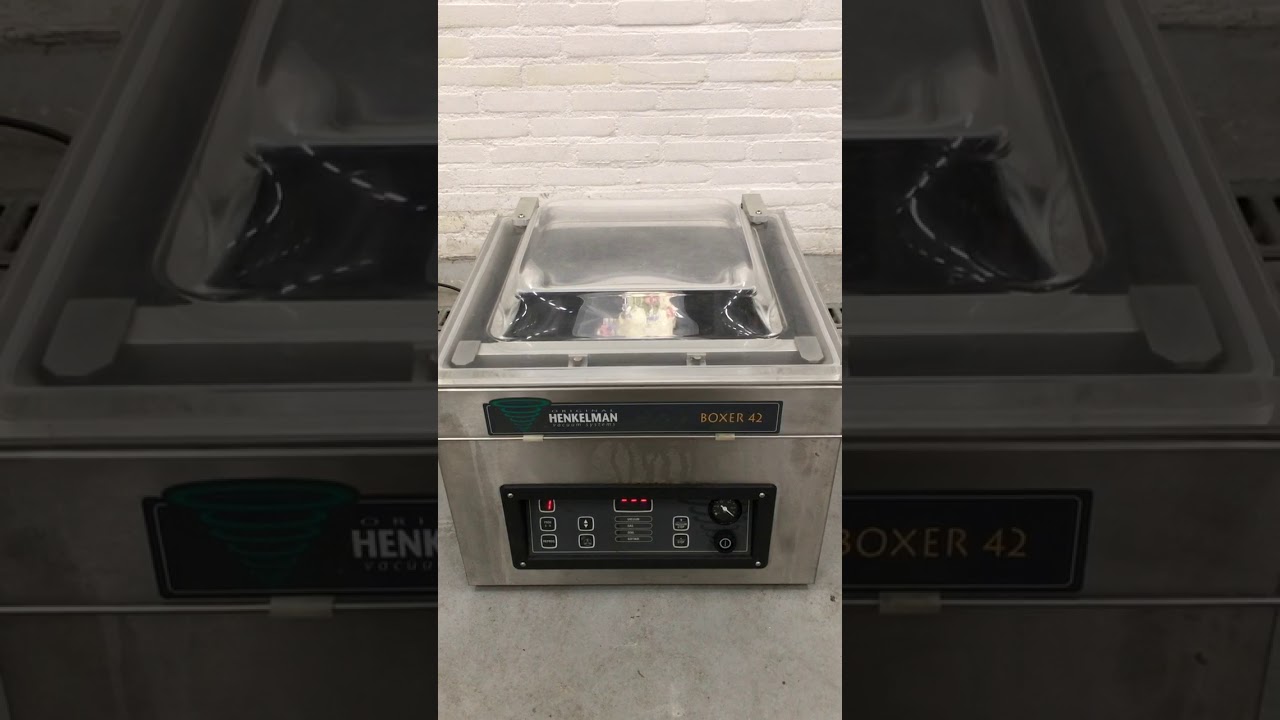 Vacuum Packing Machine Henkelman Boxer 42 1 Test Run