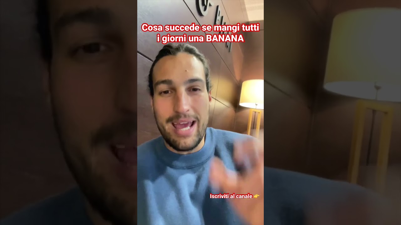 Cosa succede se mangi una banana tutti i giorni ? #shorts #banana #nutrizionista #cibo