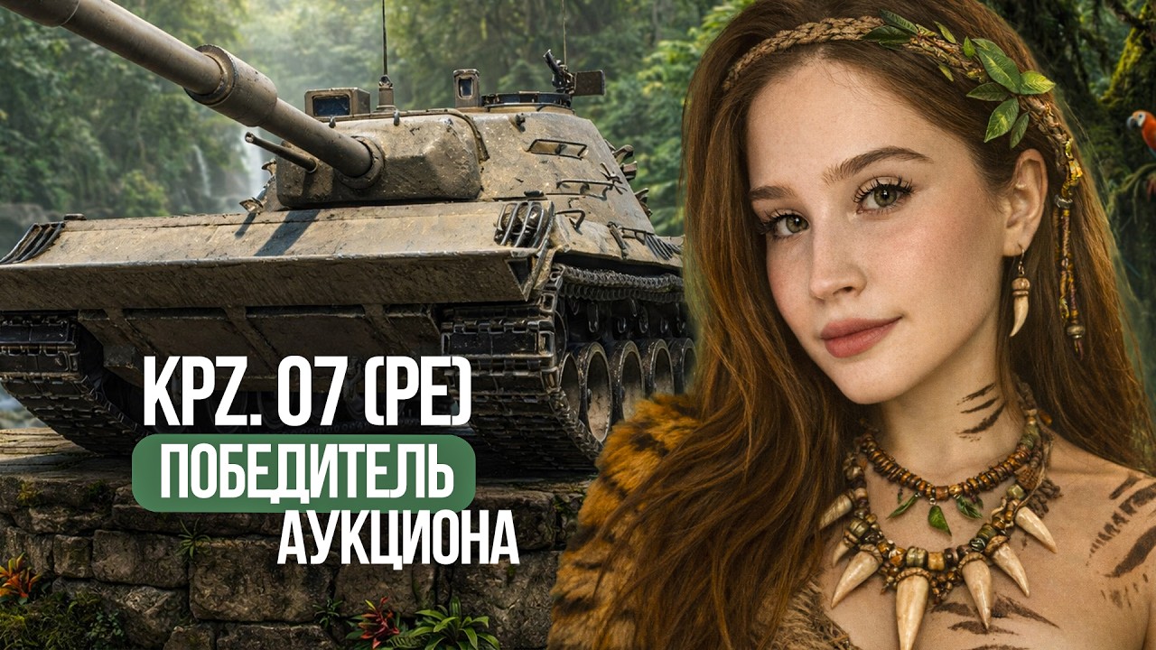 ТРИ ОТМЕТОЧКИ НА Kampfpanzer 07 P(E)! 🌸 Мир Танков