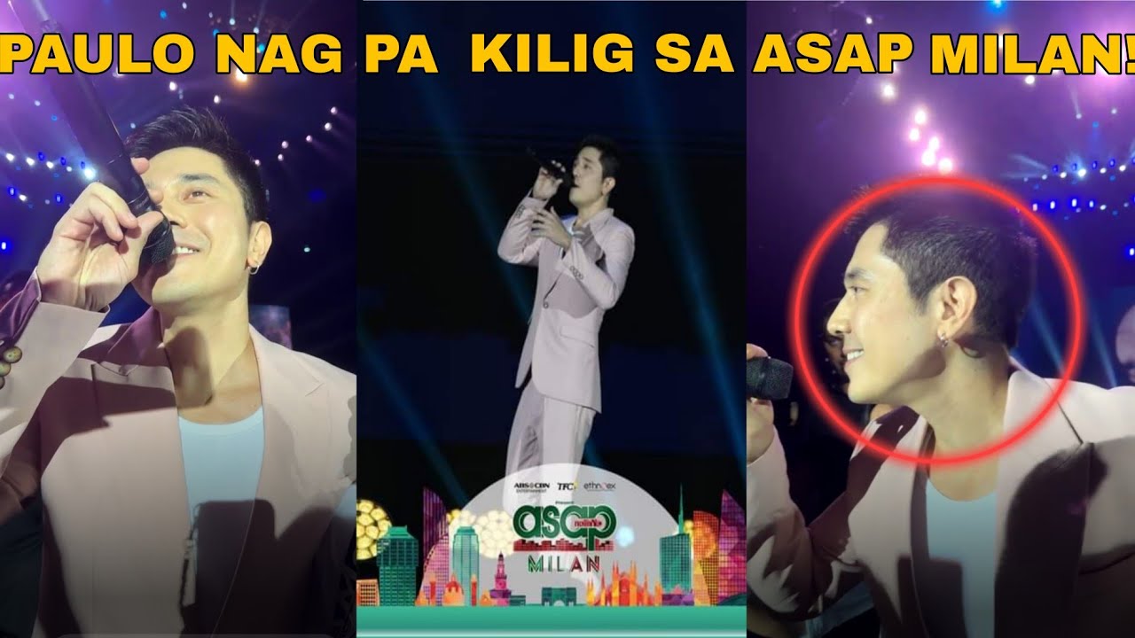 PAULO AVELINO PERFORMANCES IN ASAP MILAN , PINAKILIG ANG MGA FANS!!