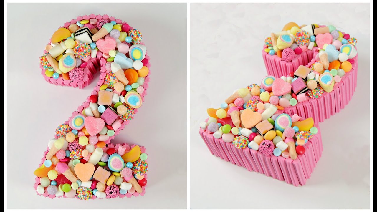 Decorate A Candy Number Cake - CAKE STYLE