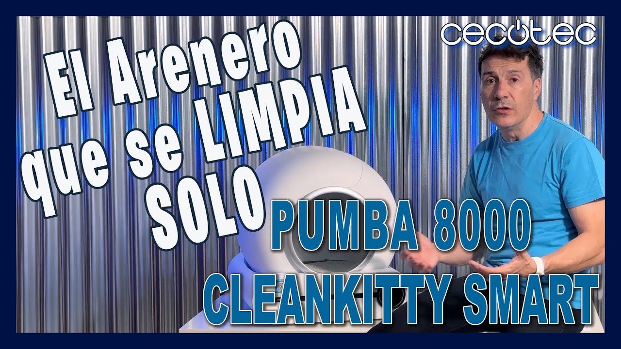 ARENERO AUTOMÁTICO de Cecotec 🐱 Pumba 8000 🐱 ¡¡¡SE LIMPIA SOLO¡¡¡Increible PERO CIERTO🐱CAMBIAR BOLSA