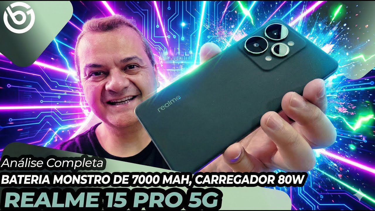 Realme 15 Pro - BATERIA ENORME (7000 mAh), Carregador 80W e MUITA RESISTÊNCIA E DESEMPENHO! Review