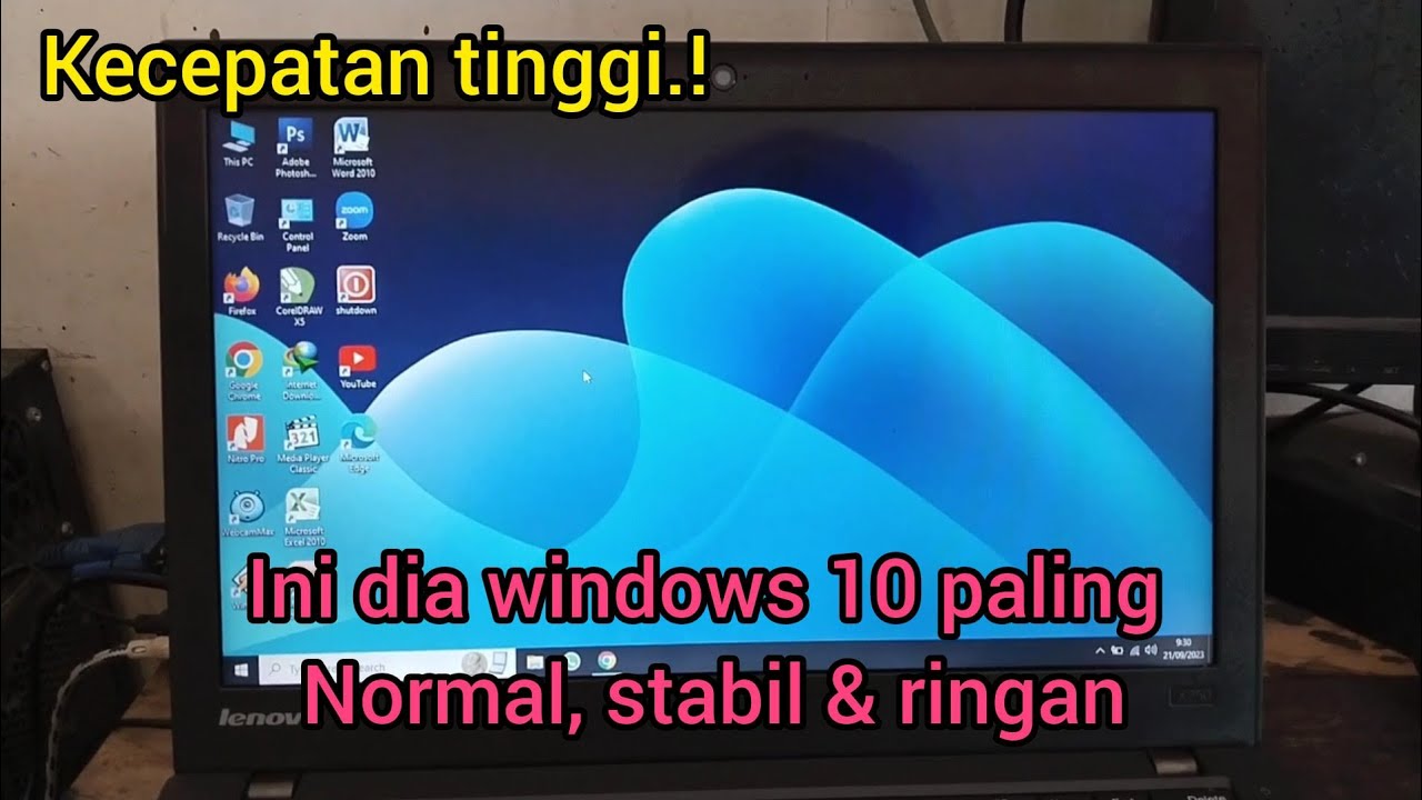 ini dia windows 10 yang paling ringan, normal dan stabil cocok untuk laptop jadul