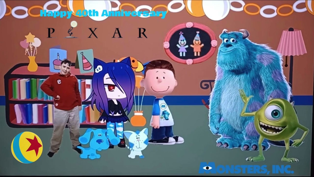 Happy 40th Anniversary of Pixar(Monster Inc Themed)