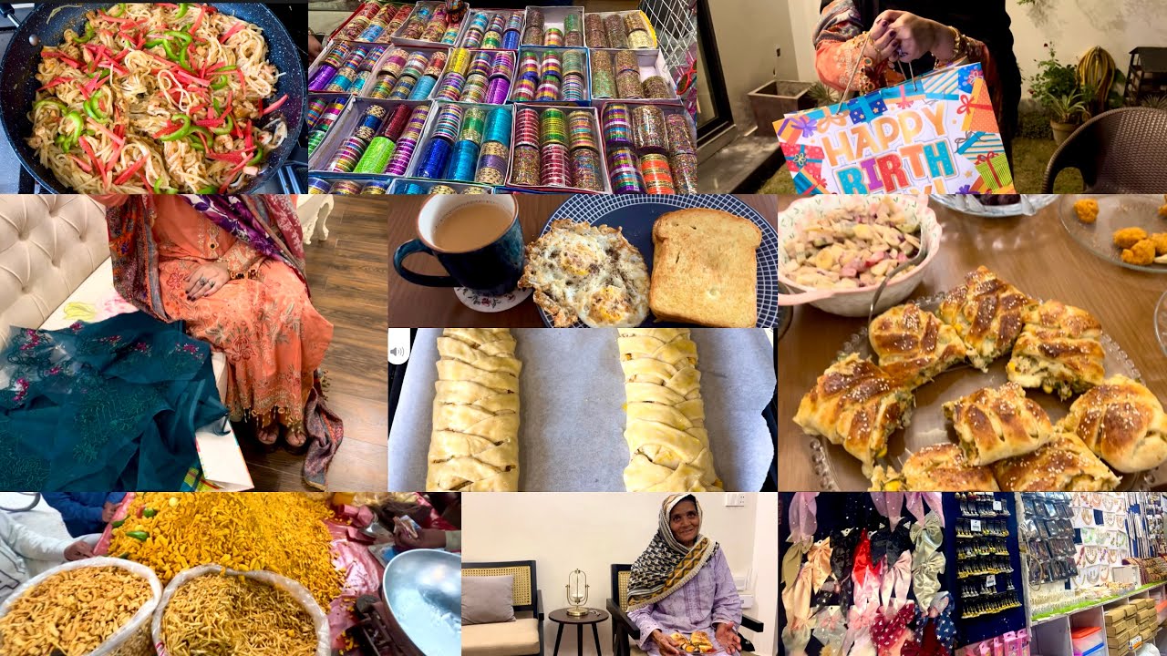 Pulwasha Or Laila👌/🎂Ka🎁/Tbeat Hoi Khrab?Eid Ka Rush&🛍️/Kashmiri Chorian/Iftari Kis Na Bnai?Saba Hoi🥰