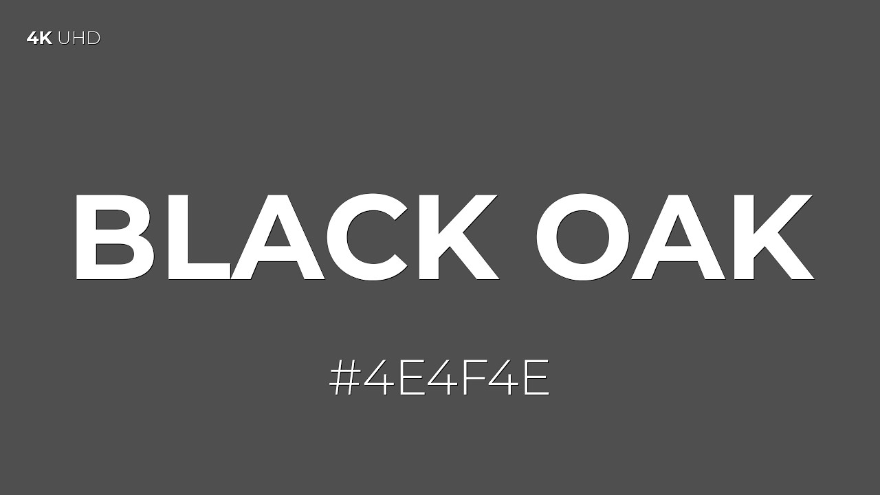 Black Oak Screen - Smooth Photography Fill Light - (#4E4F4E) - RGB(78, 79, 78)