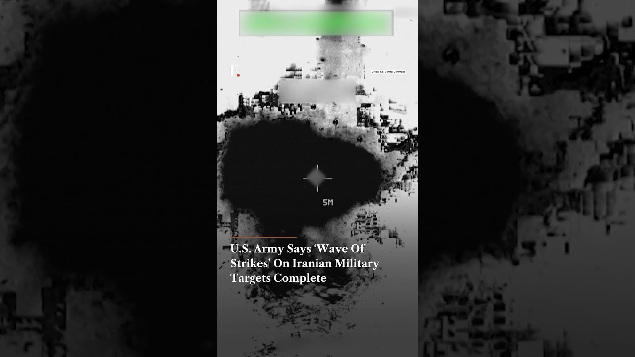 U.S. Army Says &lsquo;Wave Of Strikes&rsquo; On Iranian Military Targets Complete | N18G