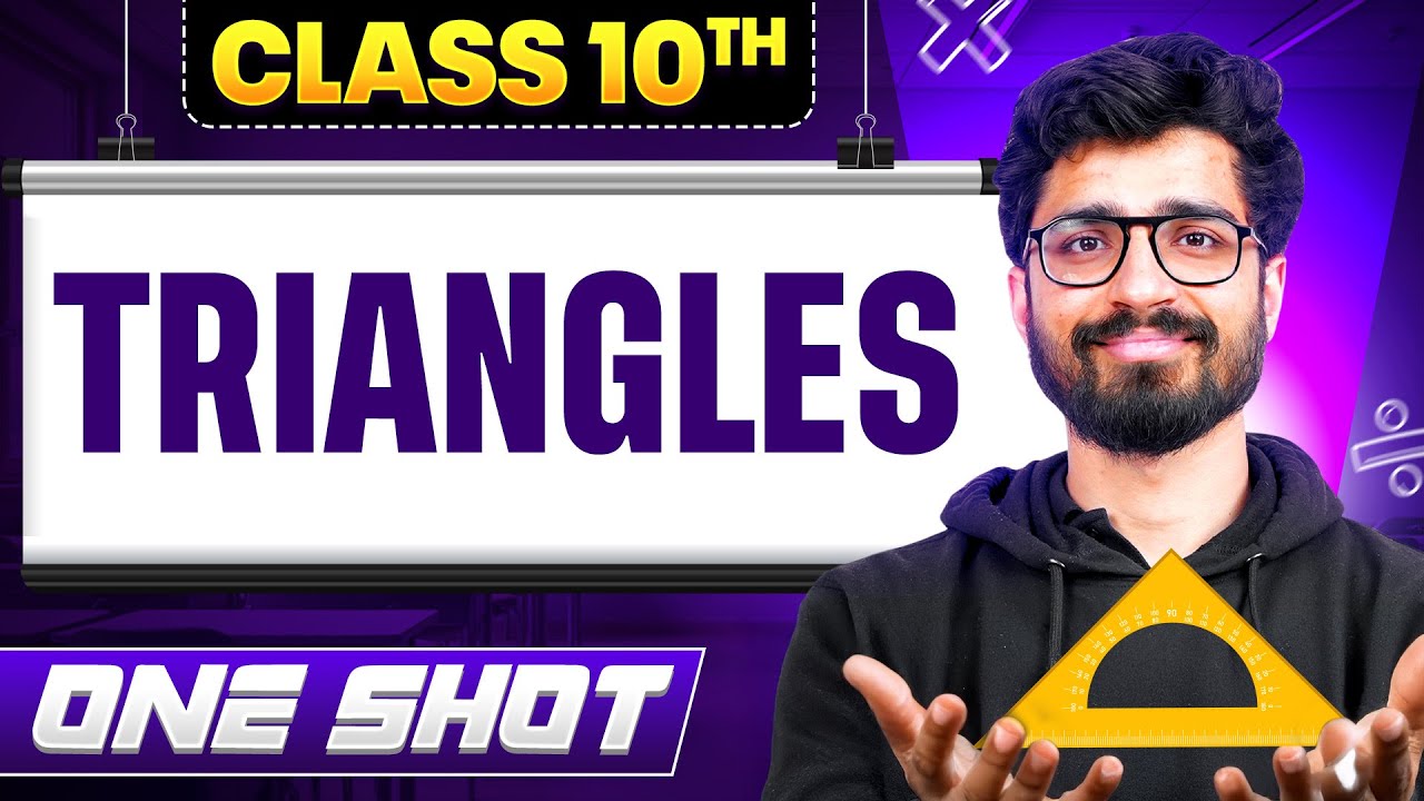Complete Triangles in One Video by Ritik Sir || Chapter - 6 || Class 10 Maths