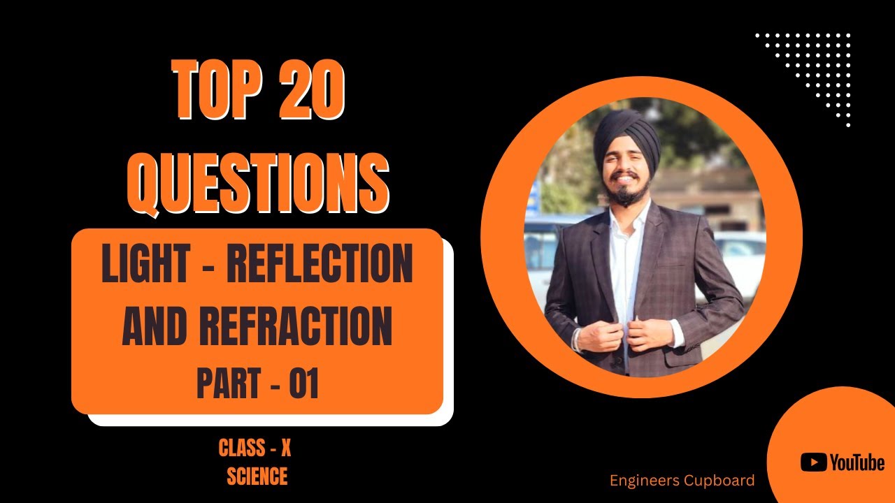 Top 20 Questions | Light - Reflection and Refraction | Part - 01 | Class Xth | CBSE Boards
