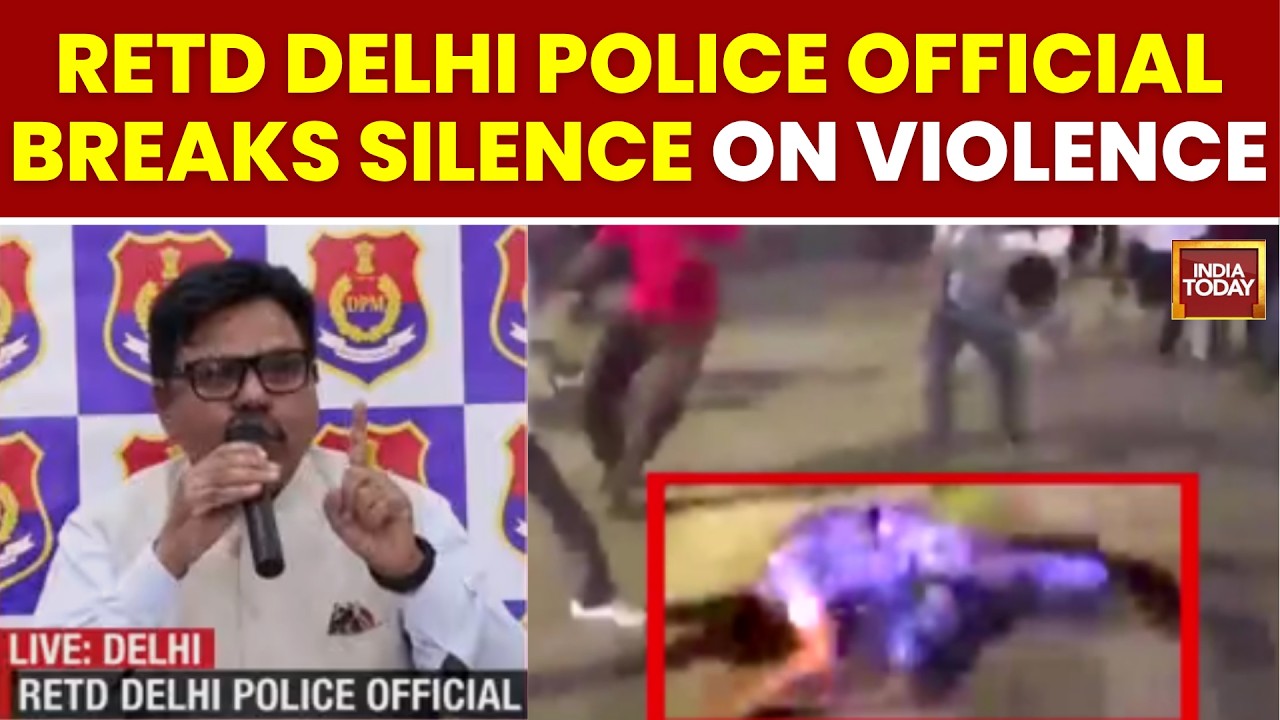 Delhi News: Retired Police Officers Defend Delhi Cops' Action During Violent Protests | India Today