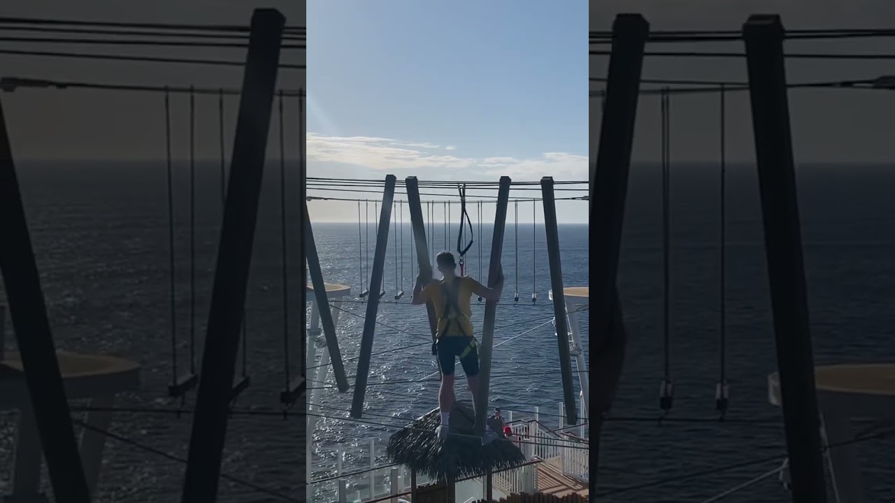 Tom hits the High Ropes on Arvia! #Shorts #Cruise