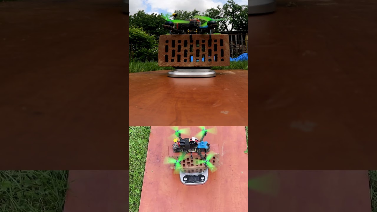 Drone vs Kitchen Scale