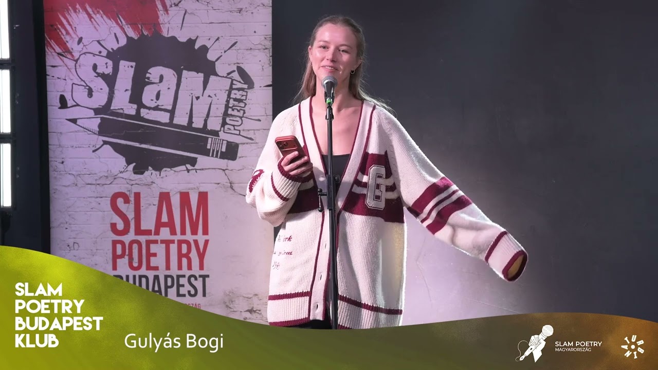 Gulyás Bogi - Slam Poetry Budapest Klub - 2026. január - I.helyezett