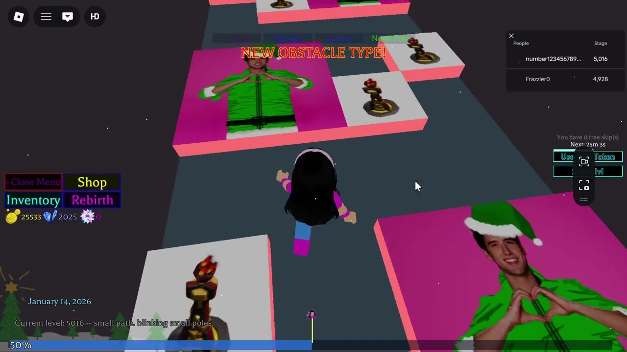 Ultimate obby 2.0 | stage 5000 ➡️ 5050 | part 285 | roblox