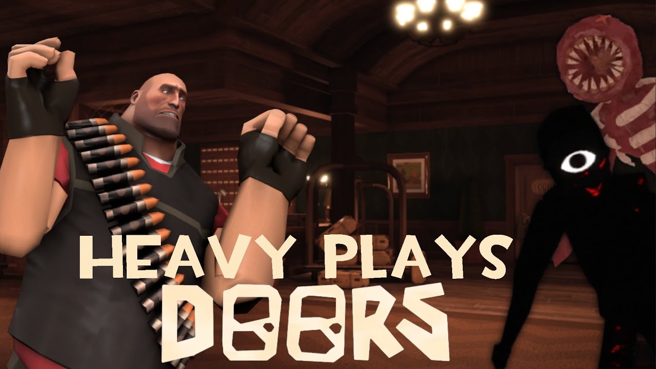 Heavy plays Roblox - Doors (TF2 15.ai)