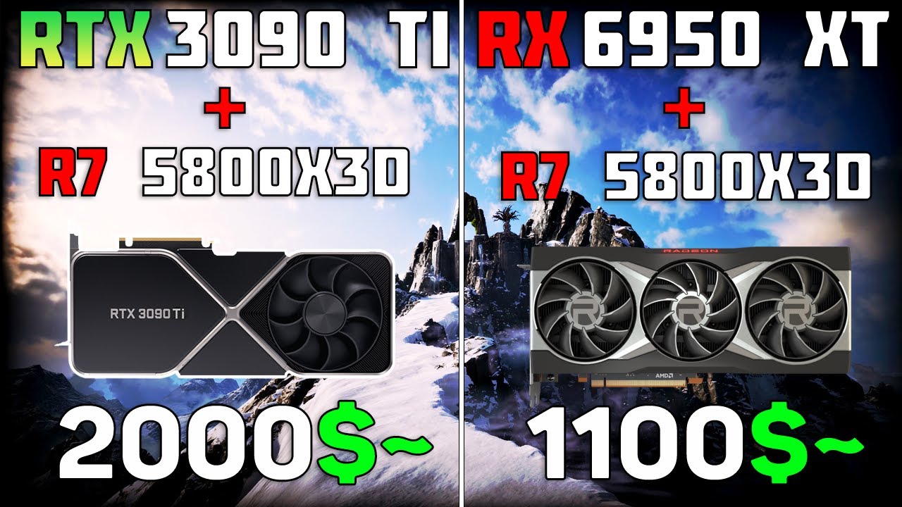RX 6950 XT vs RTX 3090 Ti - 10 Games Test
