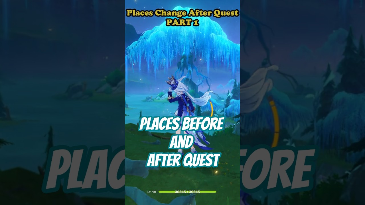 These Places Change after Completing Quest | Genshin Impact  #genshinimpact #fontaine #sumeru