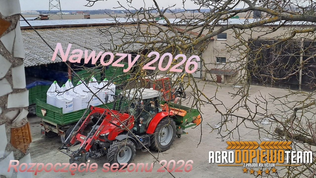 Siew nawozu 2026 🚜 Massey Ferguson 5710S + MF 255 | Start sezonu