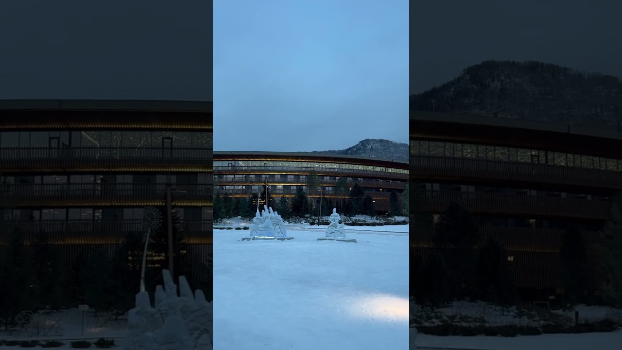 Luxury ski resort in Siberia