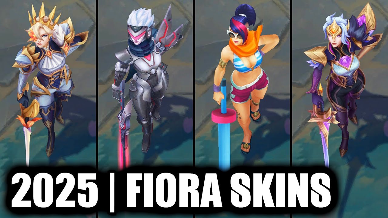 ALL FIORA SKINS SPOTLIGHT 2025 | League of Legends