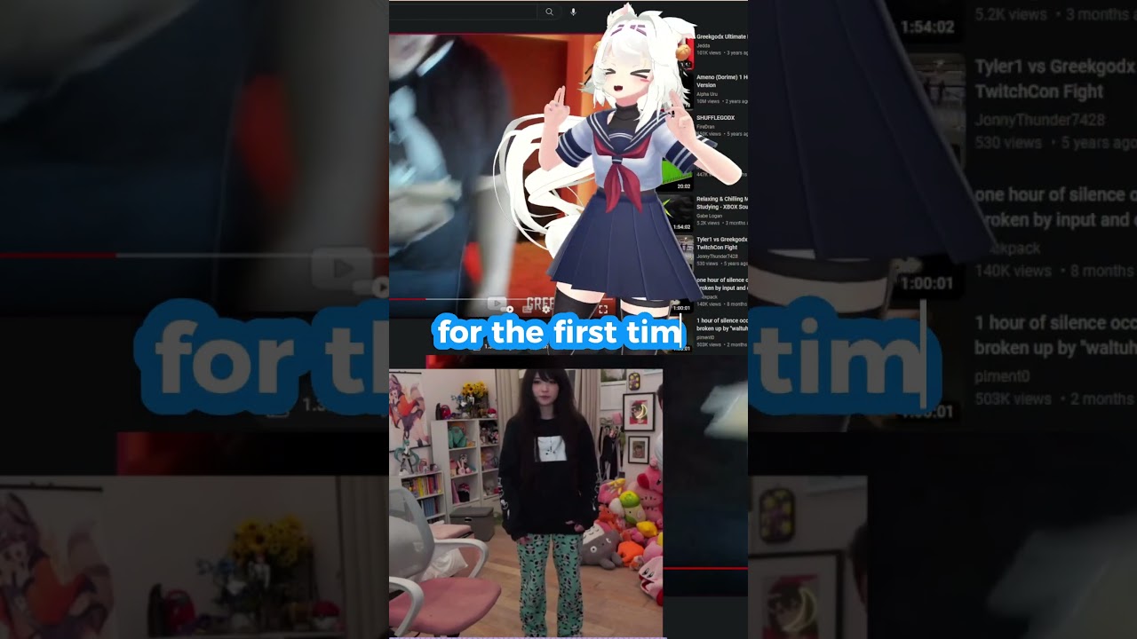 Mizkif Beats up Filian #filian #vtuber #envtuber #shorts #streamer