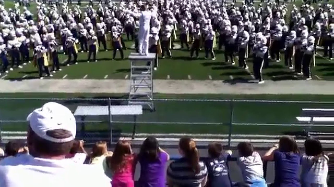 WVU Marching Band playing the House Of The Rising Sun.