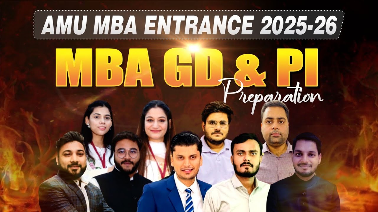 AMU MBA | JMI MBA | GD & PI Preparation 25-26 | #amumba #jmimba #mba #gdpi # Live Interaction #yac