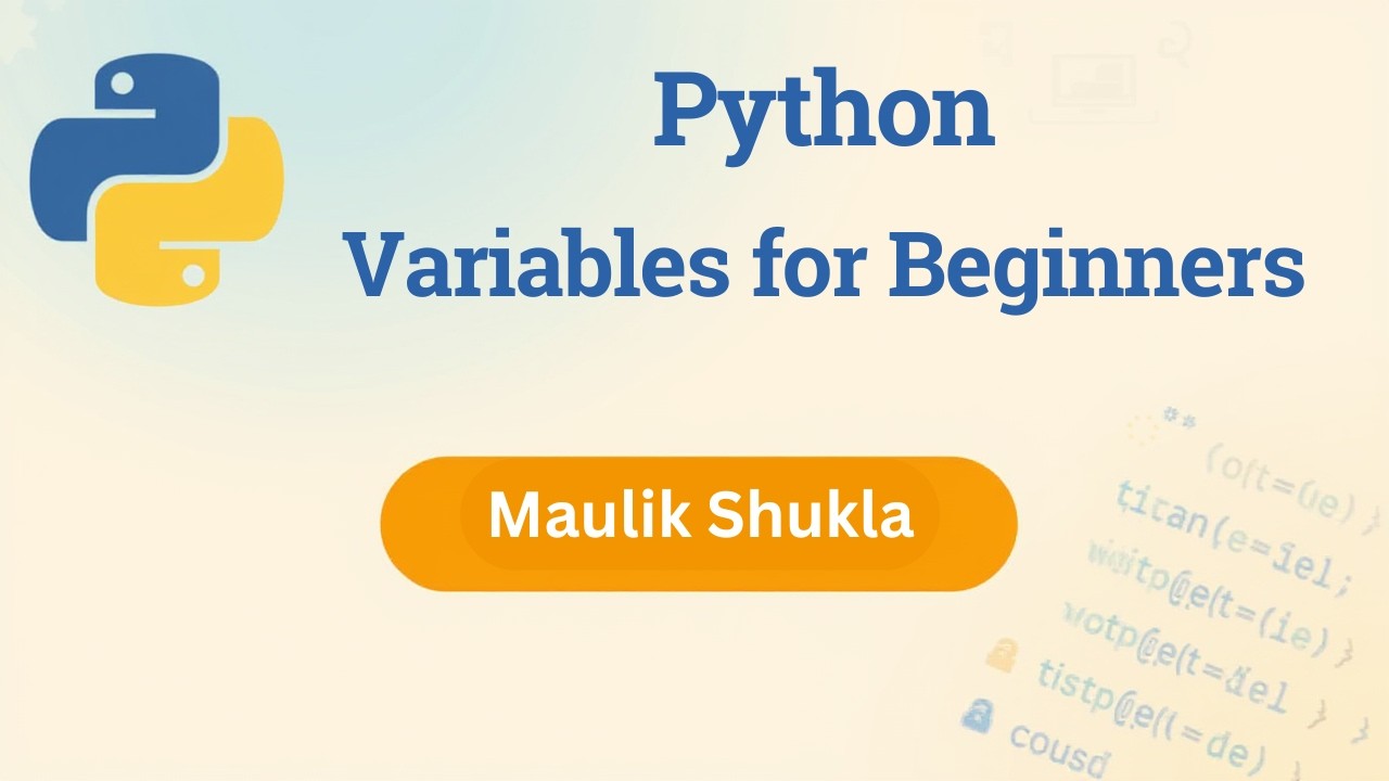 Python Variables Explained for Beginners (Full Tutorial)