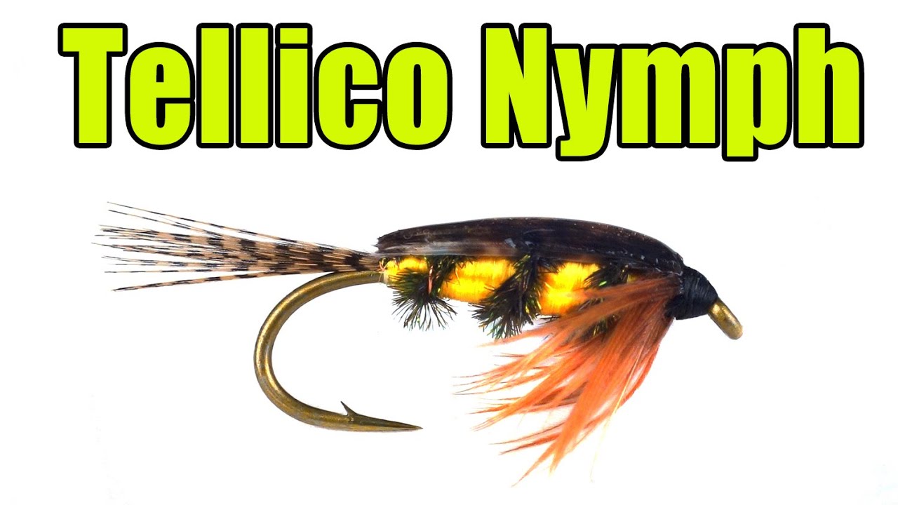 Tellico Nymph — классическое вязание винтажных мушек — схема вязания мушек Майка Стюарта