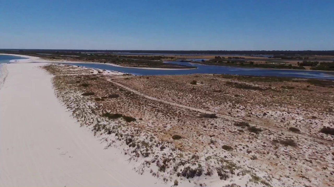 Wonnerup Beach, Busselton Western Australia. Drone Video