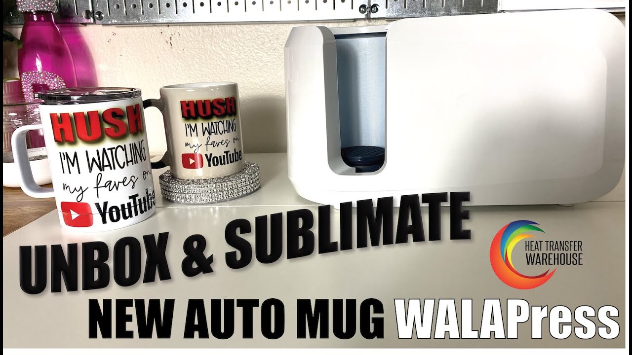 HOW TO SUBLIMATE A MUG | UNBOXING & SUBLIMATION TEST | WALA AUTO OPEN MUG PRESS REVIEW | TUMBLERS