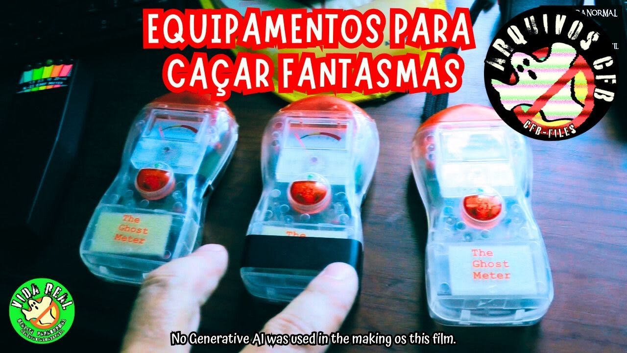 Equipamentos para Ca&ccedil;ar Fantasmas #joaotocchetto @ArquivosCFB
