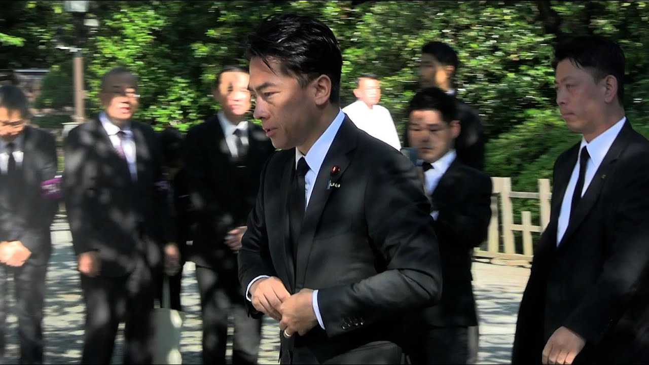 小泉農水相が靖国参拝　終戦記念日、石破首相は玉串料