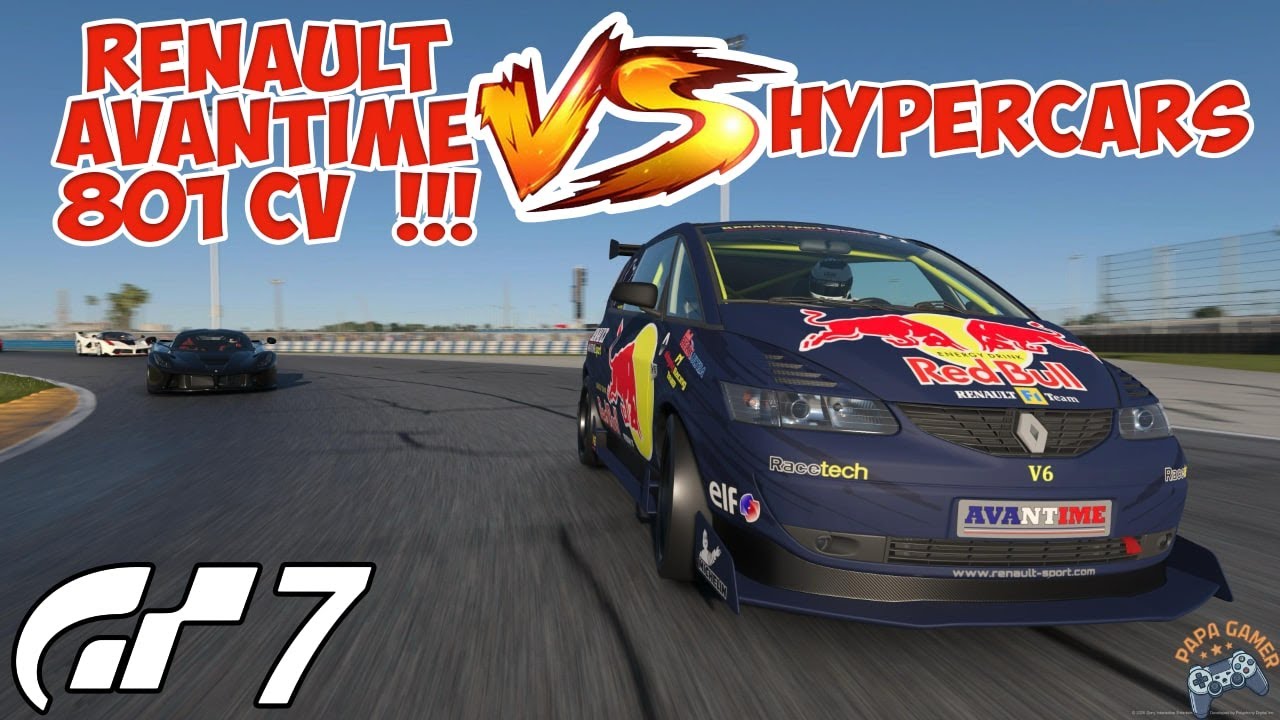 Gran Turismo 7 – Renault Avantime 801ch (Swap Moteur) vs hypercars à Daytona | Gameplay