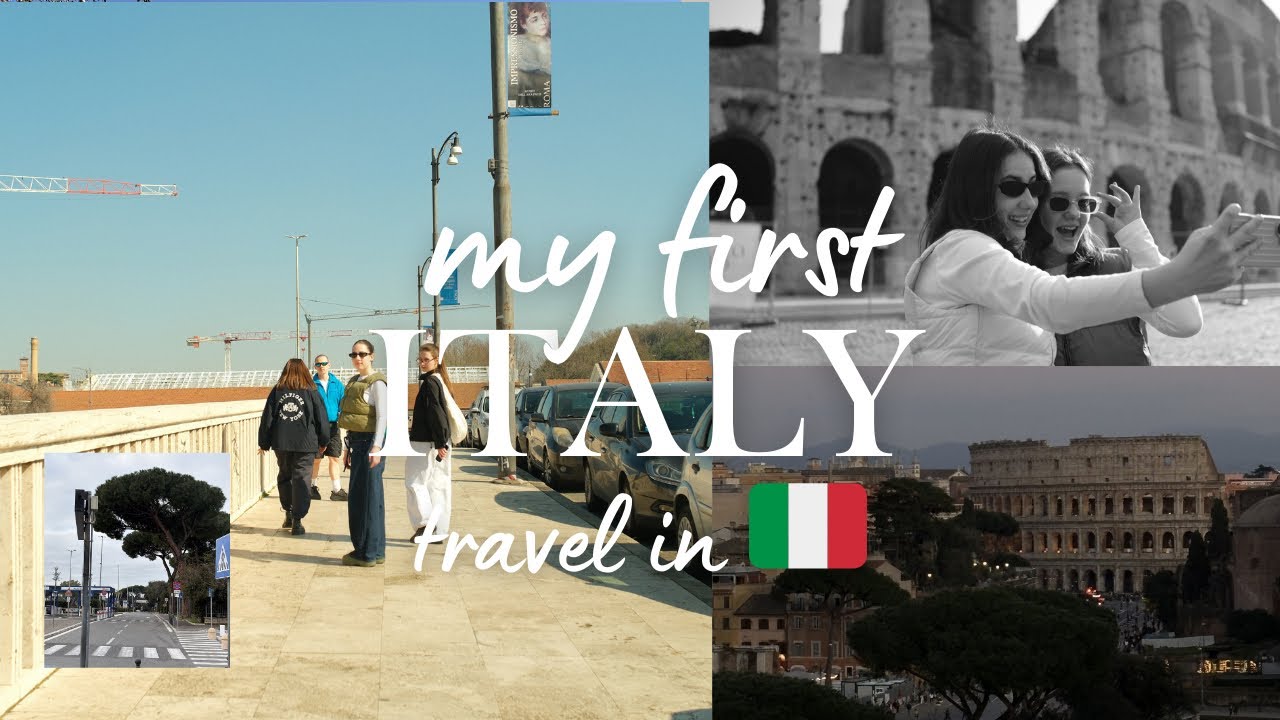 Italy travel vlog 🇮🇹: day1 in Rome🍕 #italy #travelvlog #rome #pizza #breakfast 