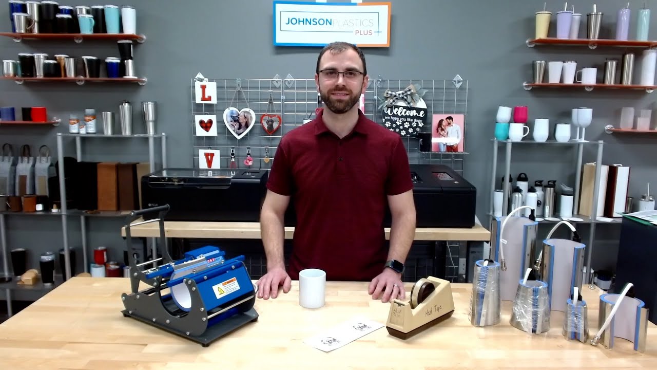 Overview of the Johnson Plastics Plus JP700 Mug and Drinkware Heat Press