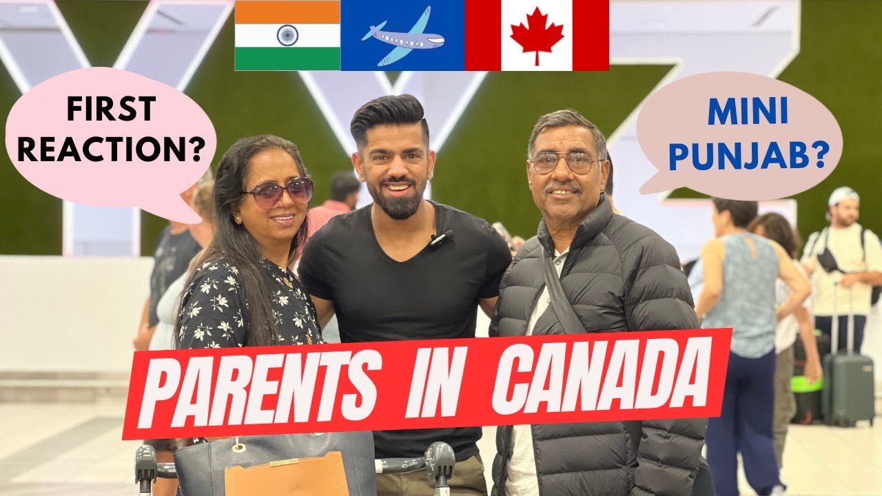 PARENTS VISITING FIRST TIME IN CANADA 🇨🇦 | DREAM COME TRUE #canada #canadalifestyle #indiatocanada