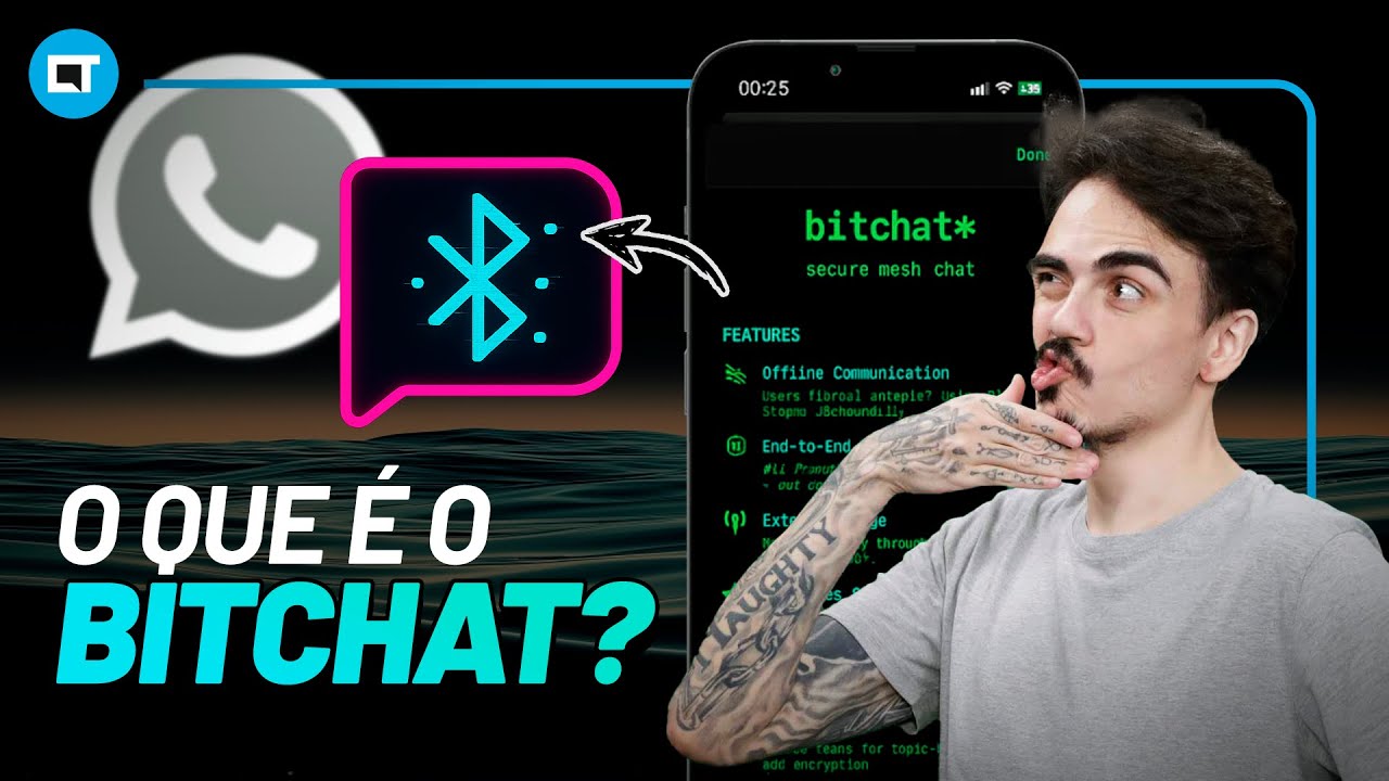 WhatsApp funcionando offline e sem internet? O que é o Bitchat e as mensagens via Bluetooth do APP