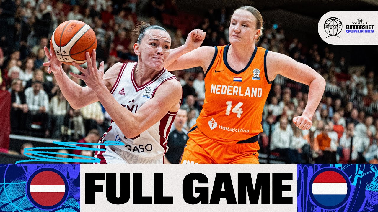 Latvia v Netherlands | Full Basketball Game | FIBA Women's EuroBasket 2027 Qualifiers
