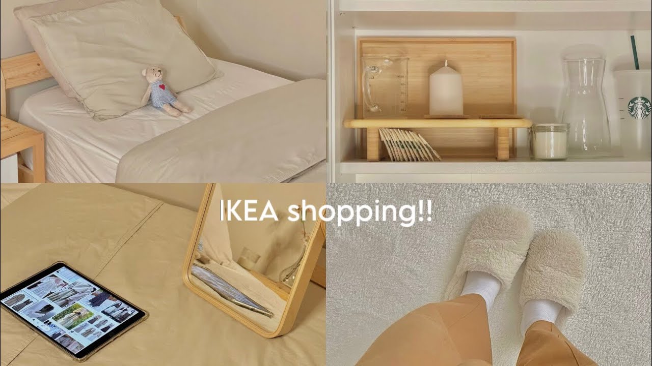 IKEA Shopping 🛍✨| cozy, aesthetic haul 💐
