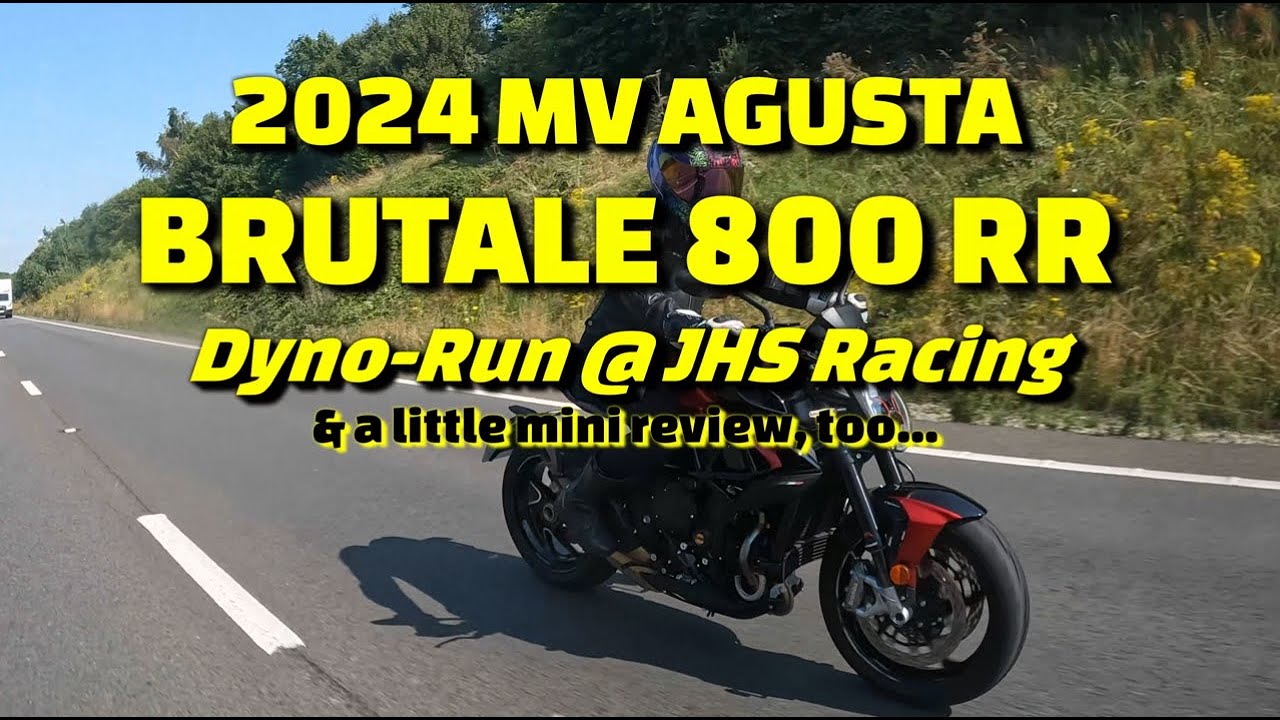 MV Agusta Brutale 800 RR 2024 года — пробег на динамометрическом стенде и мини-обзор!