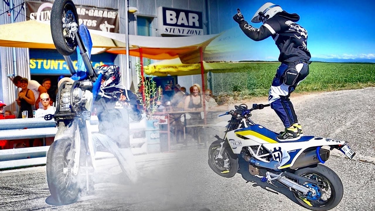 BIG BURN EN WHEELING, DRIFT MOTO STUNT RASSEMBLEMENT EN SUISSE