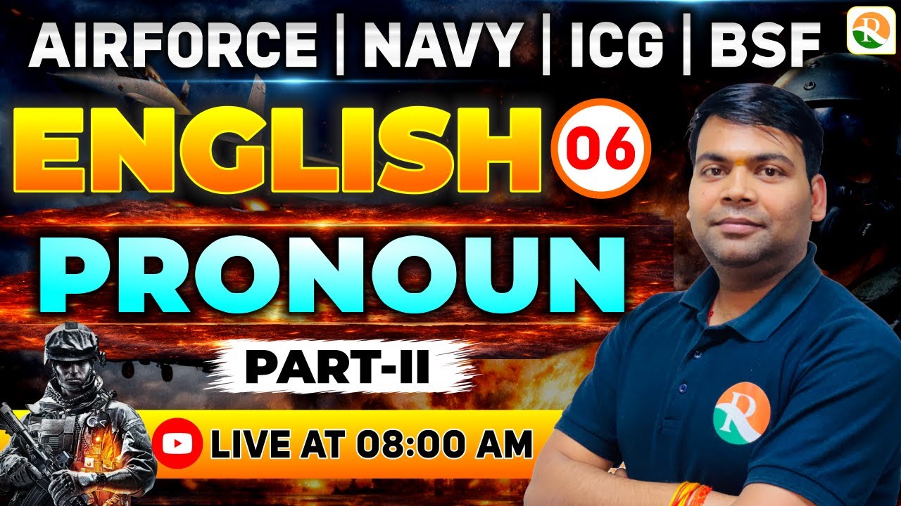 Pronoun - 02 / Airforce, Navy, ICG | Airforce English Classes | English Classes