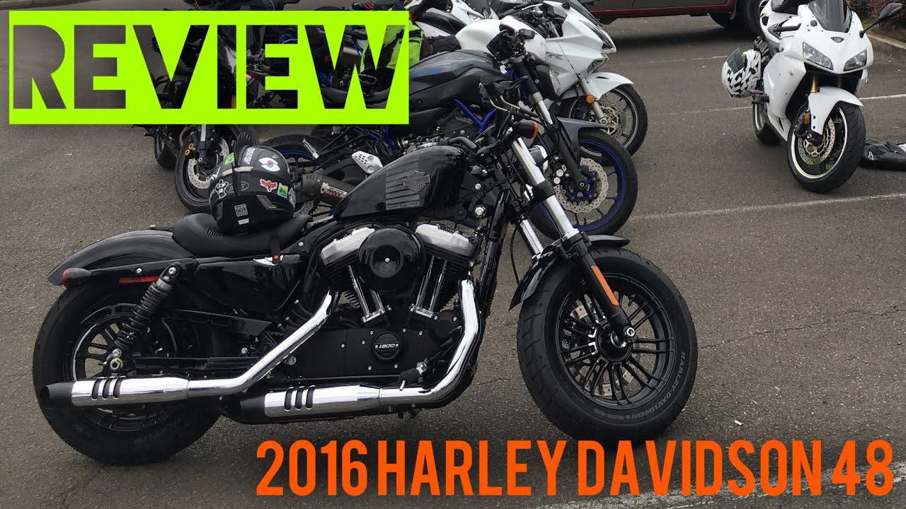 REVIEW - 2016 Harley Davidson Forty Eight 48 Sportster XL1200X