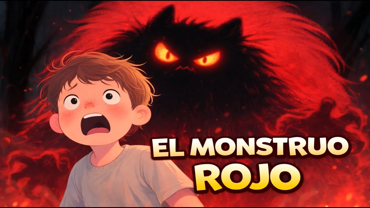 El Monstruo Rojo de Tomás | Cuento para Aprender a Controlar el Enojo | Cuento Ilustrado para Niños