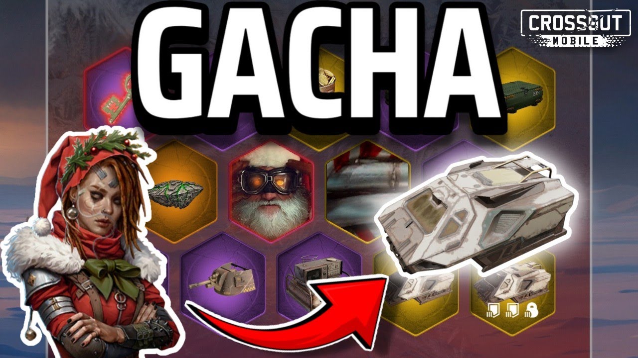 Opening 500x GACHA in New Year's Legacy Event • Crossout Mobile