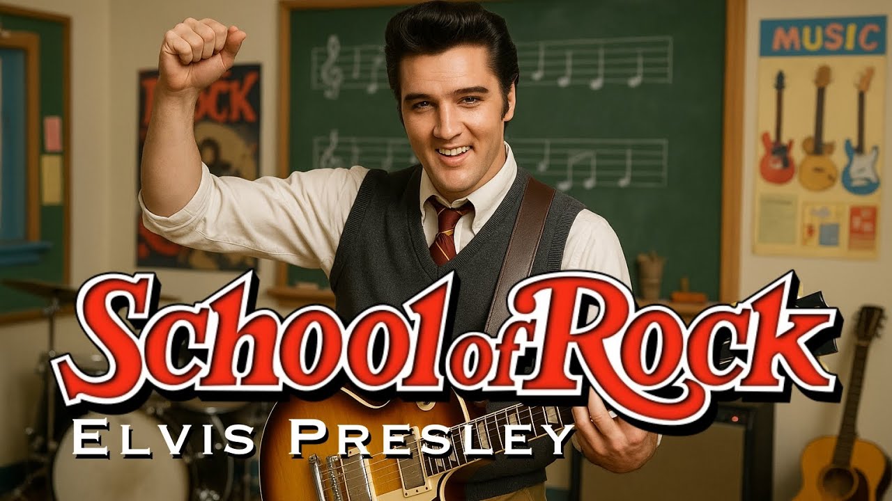 Элвис Пресли в AI School of Rock